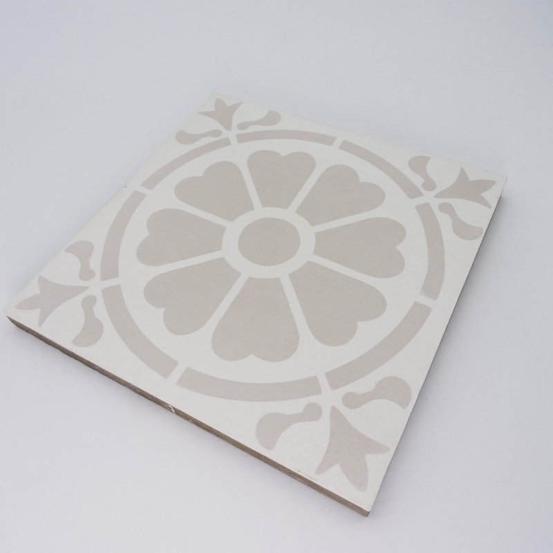 Sintra 8" x 8" Cement/Marble Patterned Wall & Floor Tile