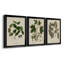 Linen and Leaves I - Ensemble de 3 reproductions d'art sur toile-647998986-647998997