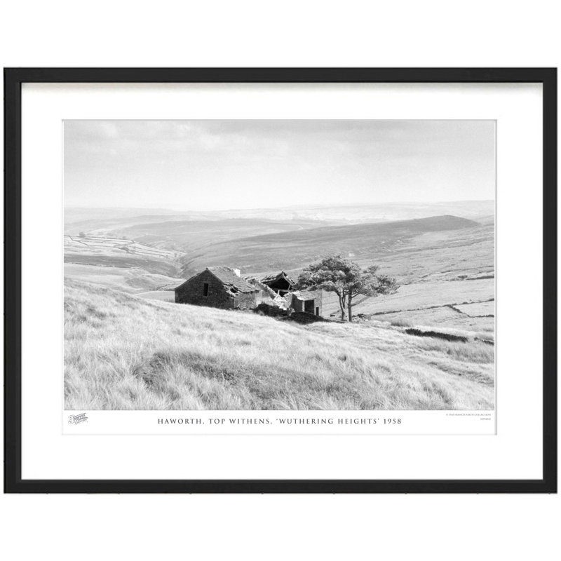Haworth, Top Withens, Wuthering Heights 1958 - Single Picture Frame Print, 45cm H x 60cm W x 2.3cm D