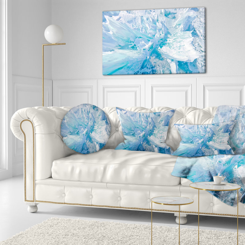 Coussin lombaire à motif paysage de baleines