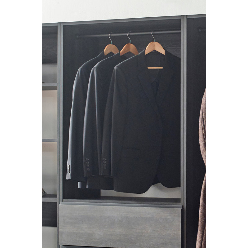 Kalinikos 125.6'' Closet System, Black