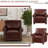 Carowyn Faux Leather Armchair-1006408022