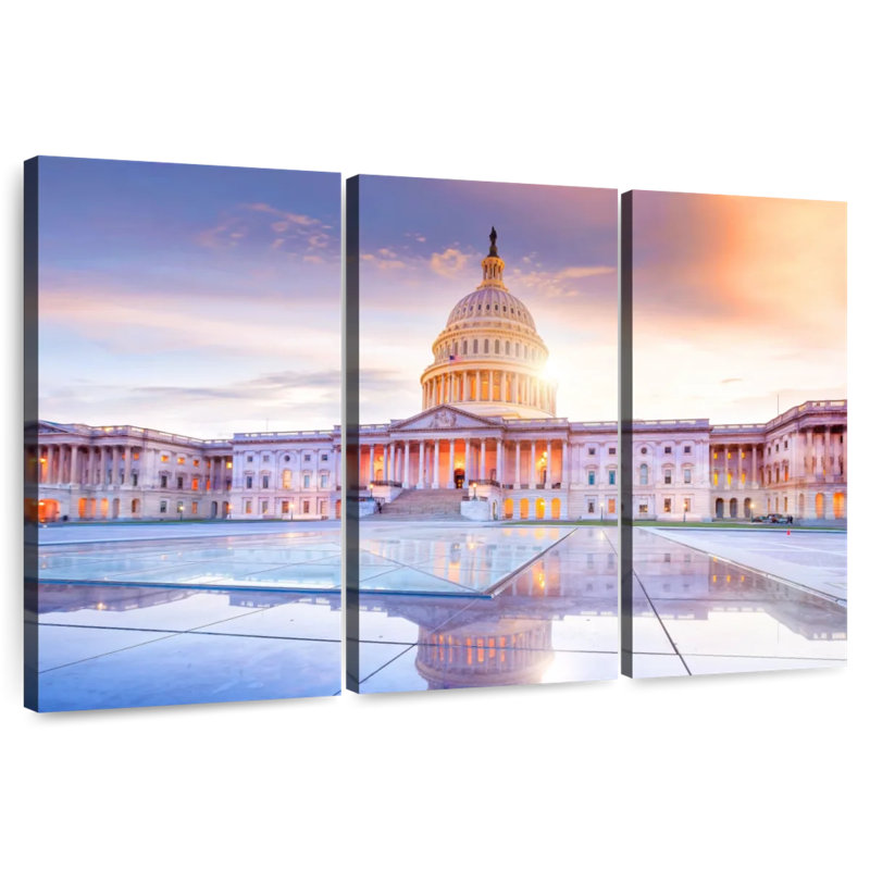 Lilie Majestic US Capitol Building, 20" H x 33" W