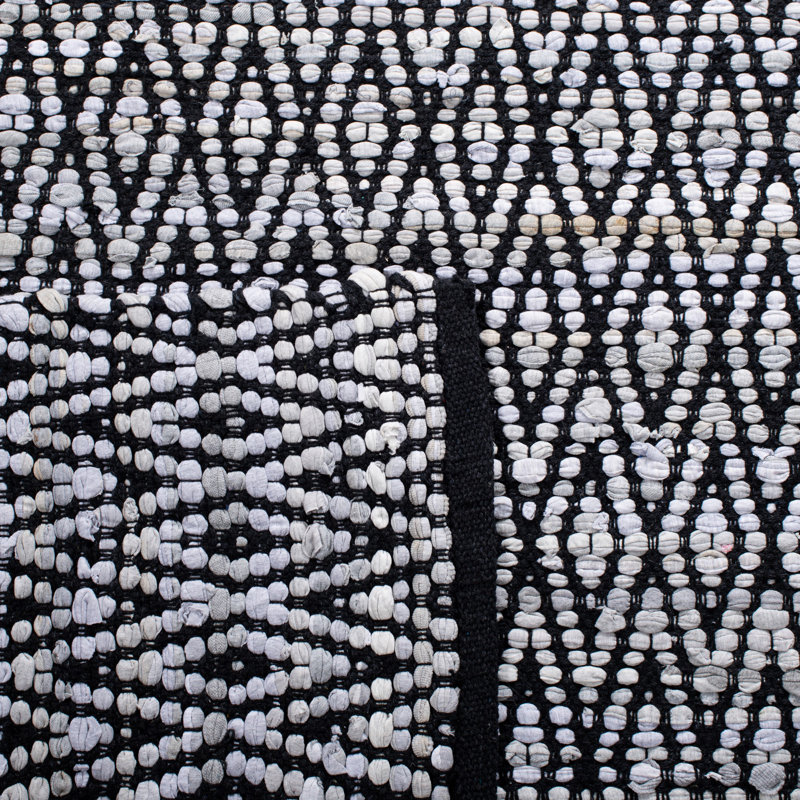 Tapis géométrique tissé à la main Montauk, Rectangle 6 pi x 9 pi