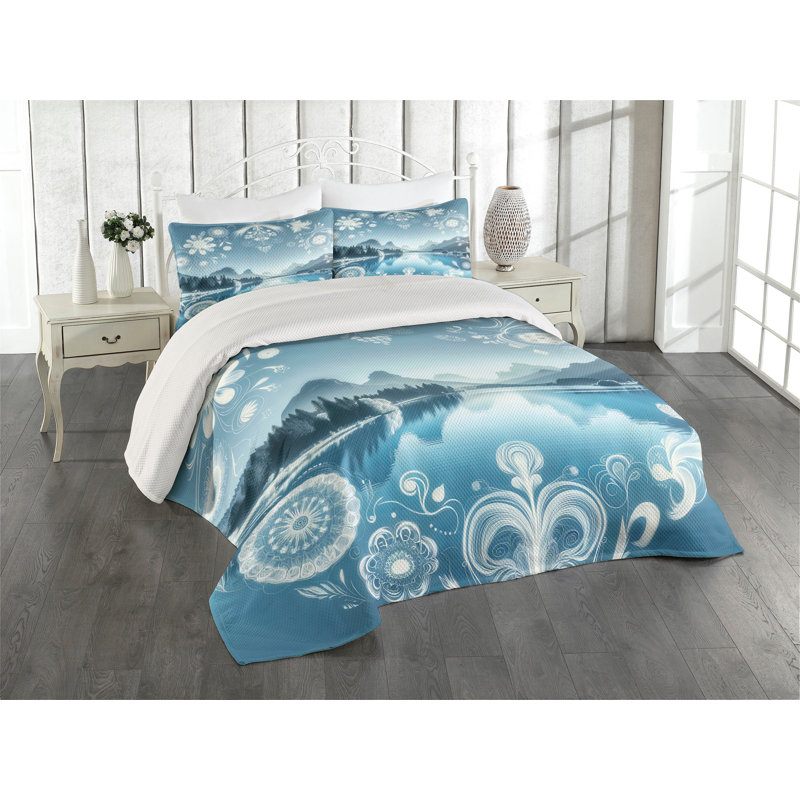 Polyester Coverlet, King Coverlet + 2 Standard Shams