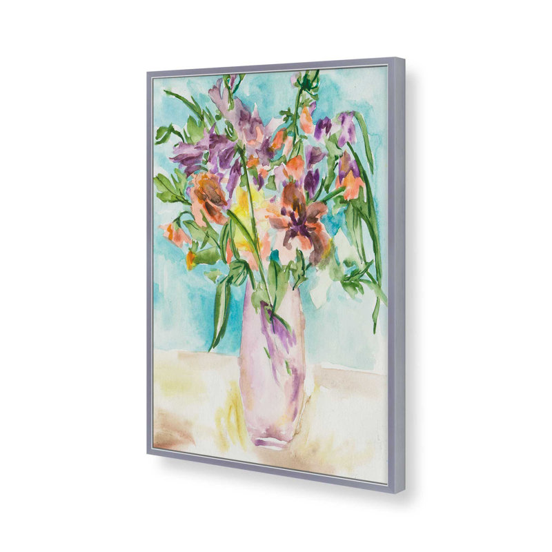 «Petals Unraveled I» par Melissa Wang, reproduction d'art sur toile, H 24 po x l 18 po, Encadrement ouvert sans papier mat