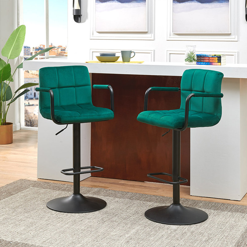 Tabouret de bar Amjed, Atrovirens