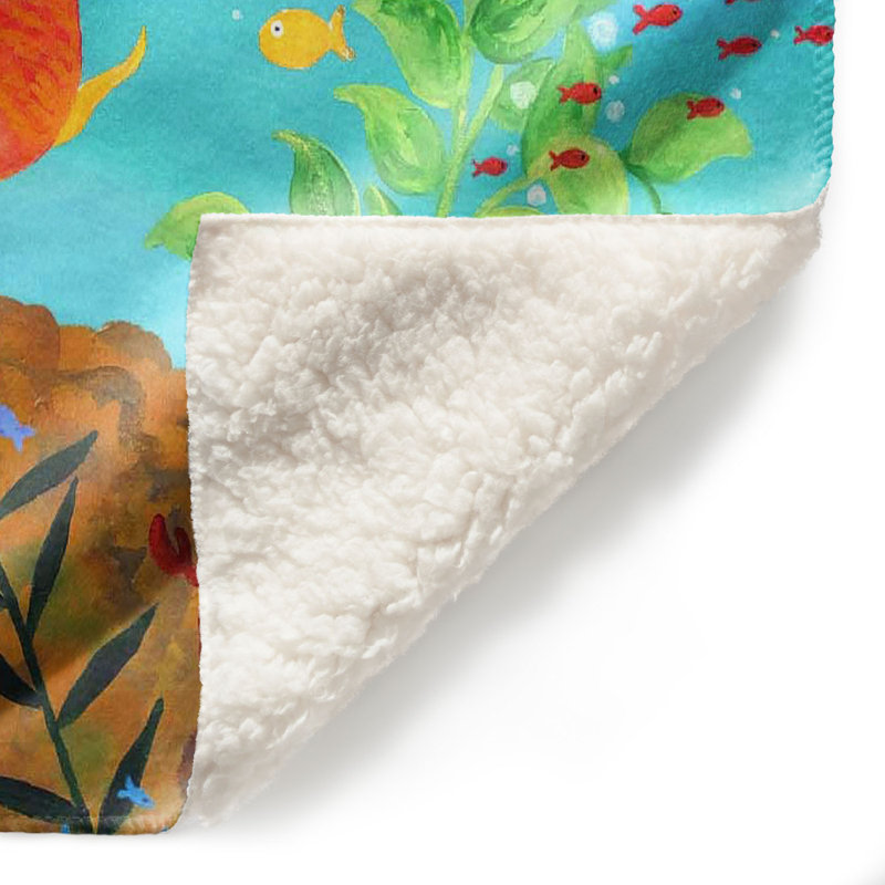 Couverture happy fish iii , 68 po x 80 po