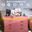 Modern TV Stand Dresser with LED Lights & Charging Station, Floating Top Sideboard Cabinet with 6 Drawers-47075180