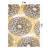 Floral Yellow/Dark Gray/Ivory Area Rug-2033622152