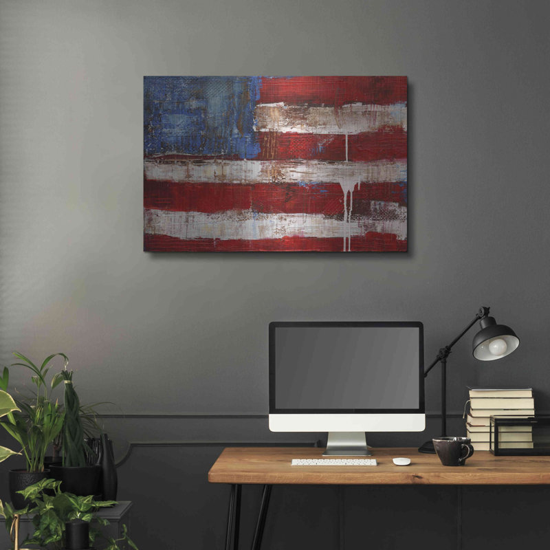 «Ashley American Flag» par Erin Ashley, H 24 po x l 36 po