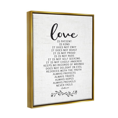 «Love Is Spiritual Quote» par Lettered and Lined - cadre texturé sur toile