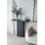 Table basse rectangulaire avec base à piédestal