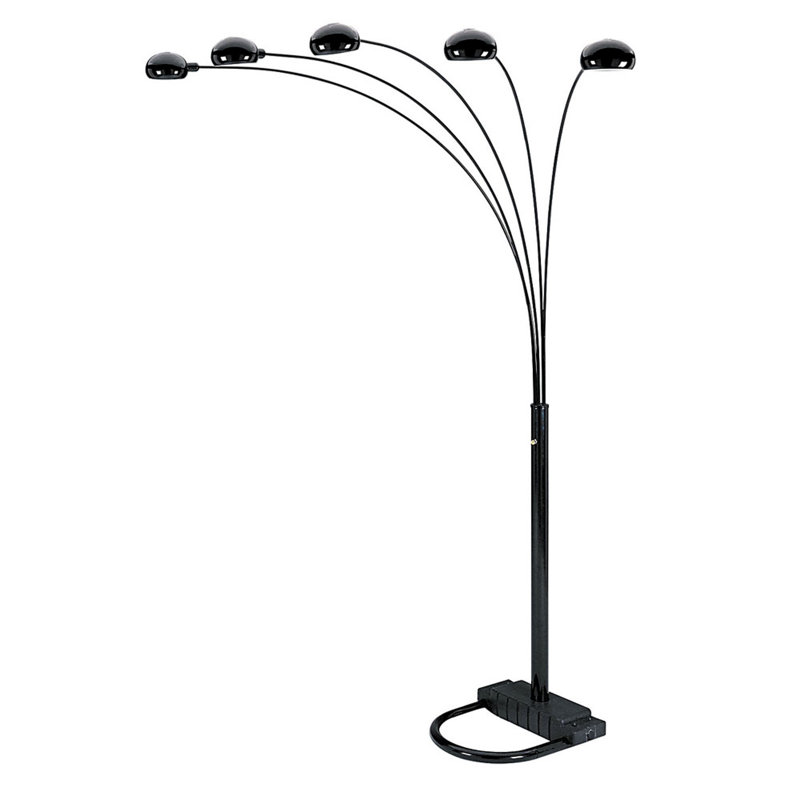Anaalicia 84'' Black Floor Lamp