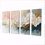 «White Brushstroke Abstract Paint II - Abstract Collages», art mural sur toile-1160679327