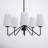 Higginson 5 - Light Chandelier in Black-788536558