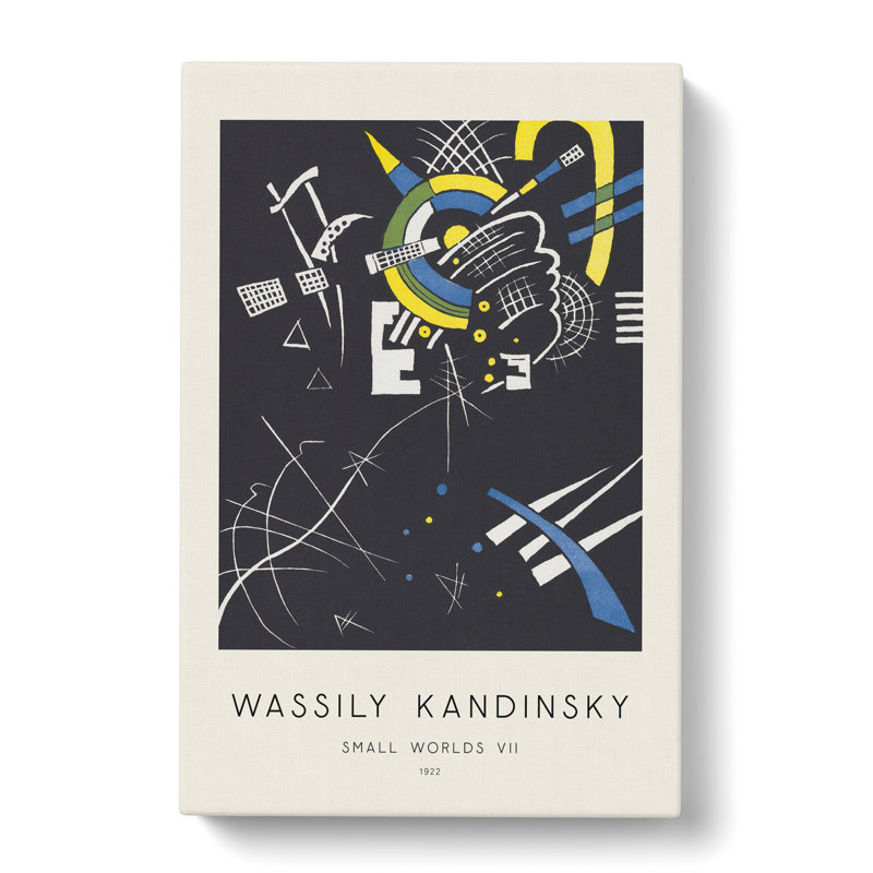 Small Worlds VII by Wassily Kandinsky - Wrapped Canvas Painting, 60cm H x 40cm W x 3cm D