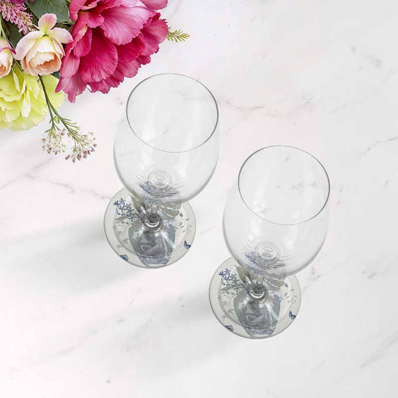 Sous-verres ronds en cuir Monkey, Poudre