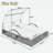 Outdoor Steel Frame Sun Lounger With Curved Sun Canopy, Adjustable Backrest, Hidden Side Table And Arched Armrests-1665767934