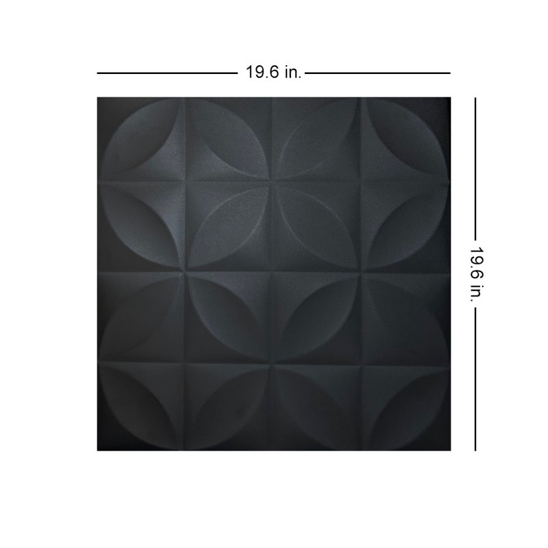 Carreau de plafond en polystyrène collé 1,6 pi x 1,6 pi Perception
