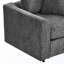 Ensemble de canapé rembourré 4 pièces avec fauteuils d'appoint, pouf amovible et coussins-692297852