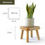 Manufactured Wood Accent Stool