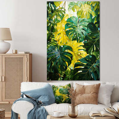 «Green Jungle Plants Wilderness Echo», art mural Jungle