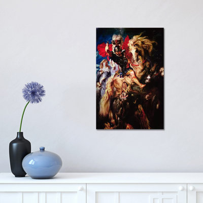 St. George and the Dragon by Peter Paul Rubens - 1 Piece Wrapped Canvas Wall Art