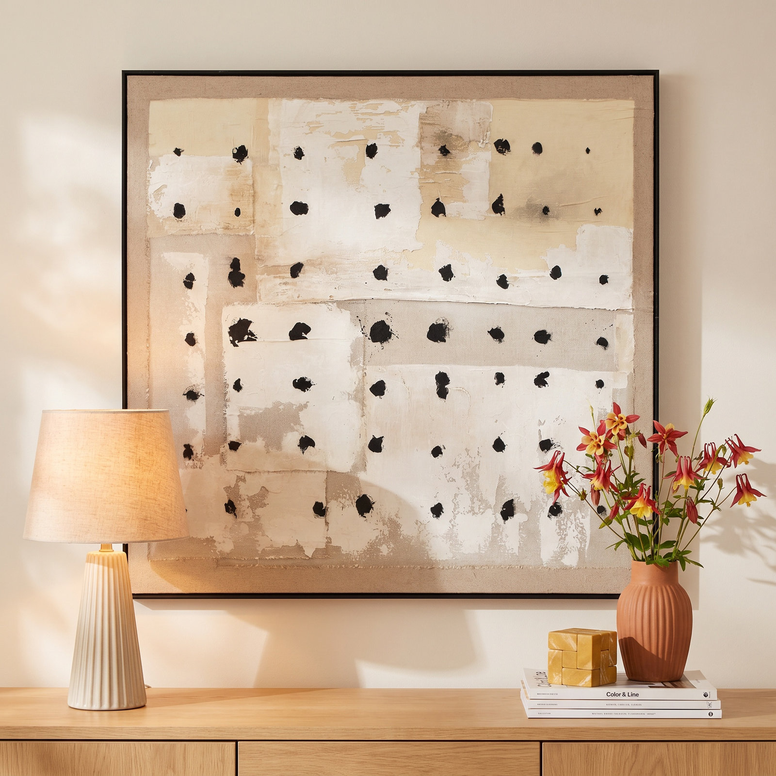Chalfont Hand-Painted Canvas Painting