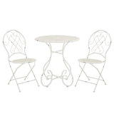 Craciuna 2 - Person Metal Patio Dining Set with Round Table