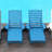Outdoor Adjustable Backrest Acacia Wood Lounge Chair with Cushion-1768856722