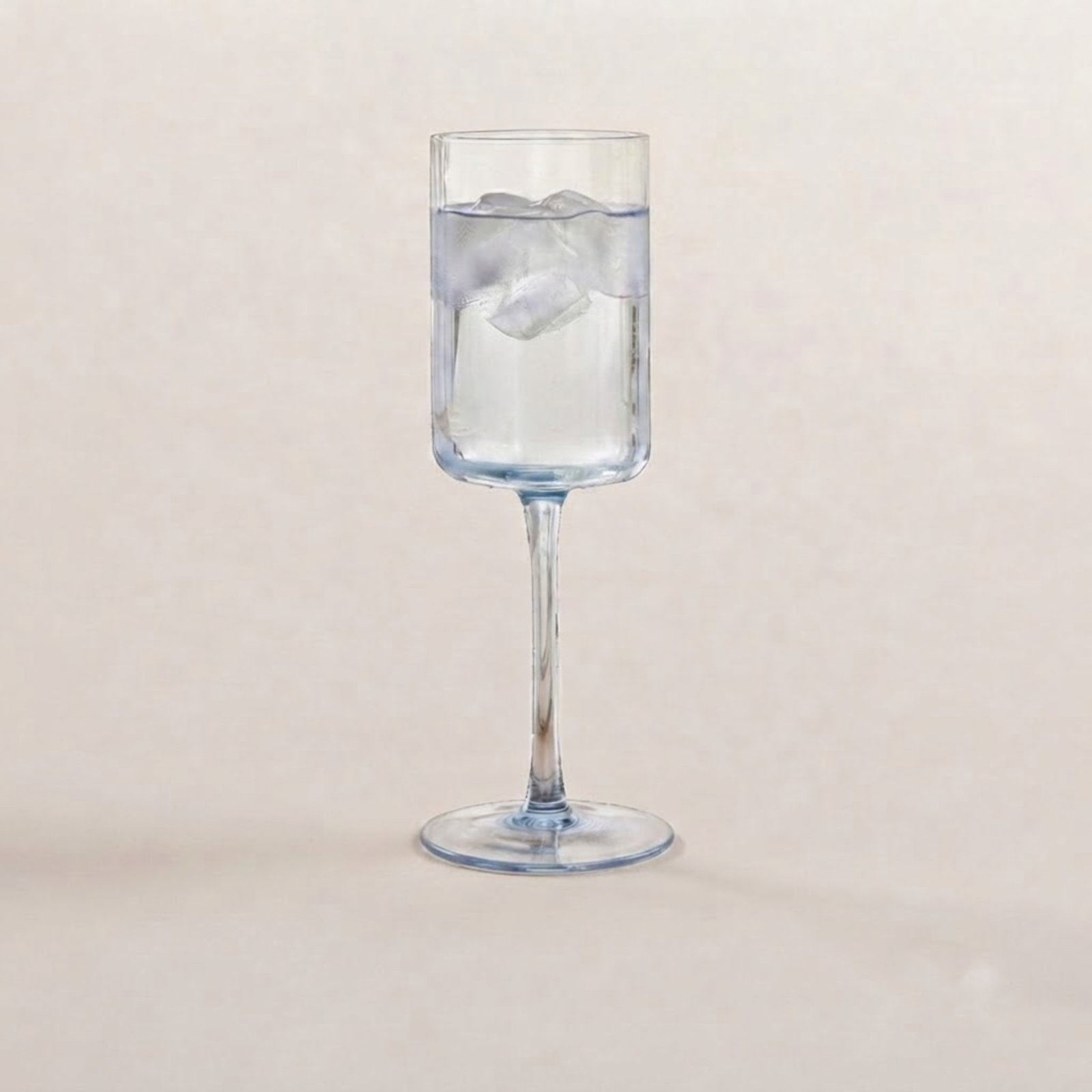 Wine Glass, Light Blue