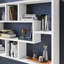 76*9*48cm, Wall-Mounted Storage Shelf - MDF/Chipboard Material, Space-Saving Hanging Bookcase-1439643179