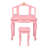 Isiah Solid Wood Kids Vanity Set with Mirror-593492080