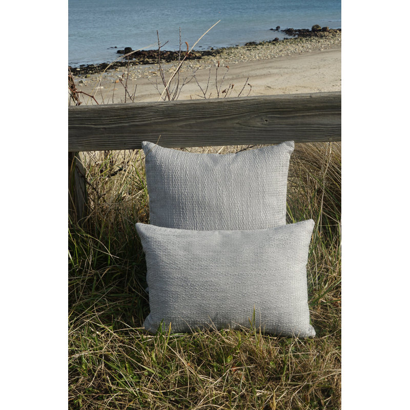 Indoor/Outdoor Pillow Cover & Insert, Gray, 20" x 20"