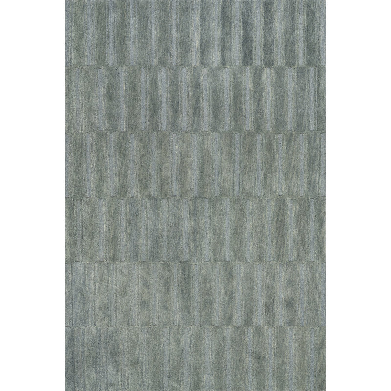  Tapis en laine à carreaux Starke, Tapis de couloir 2 pi 8 po x 8 pi