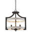 Luminaire suspendu tambour 3 lumières Govanny
