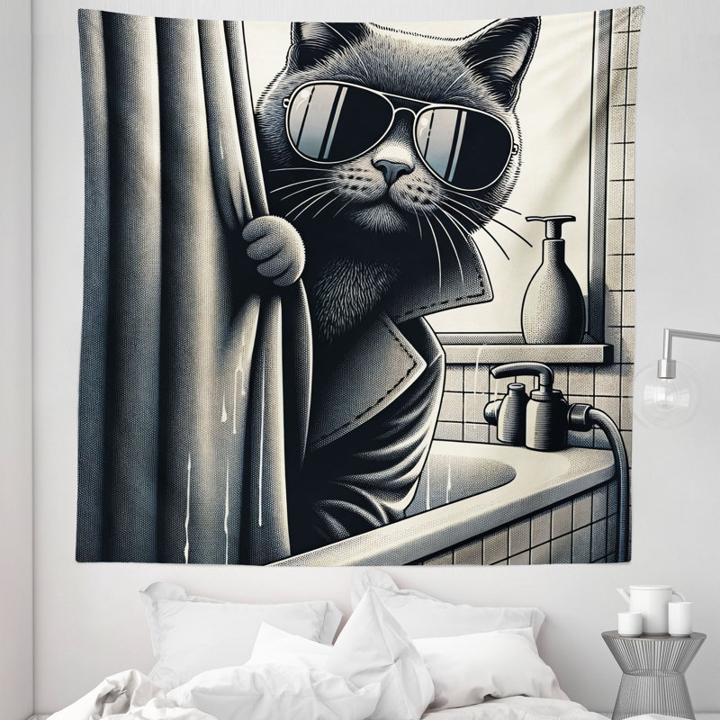Tapisserie en microfibre, H 88 po x l 88 po