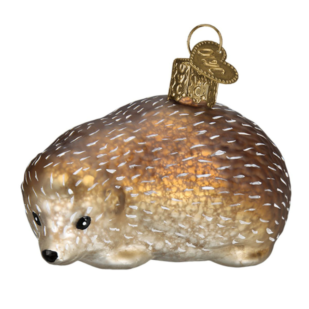 Hedgehog Hanging Figurine Ornament Old World Christmas
