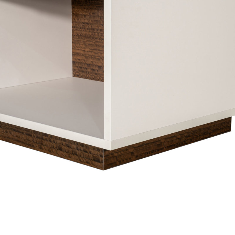 Pavira Walnut 1 - Drawer Nightstand