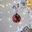 D3 ", boules de Noël décoratives, boules de Noël suspendues en verre pour décorations de fêtes, lot de 12