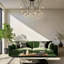 Lustre ajustable en métal 16 lumières