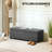 44 Inches Storage Ottoman Bench with Lid, Legs, Foot Rest, Grey