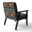 Fauteuil Tribal Green Damask Accents