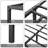 Bed Frame No Box Spring Needed, Sturdy Metal Platform Bed Frame, Basic Metal Bed Frame,10 Inch-109915381