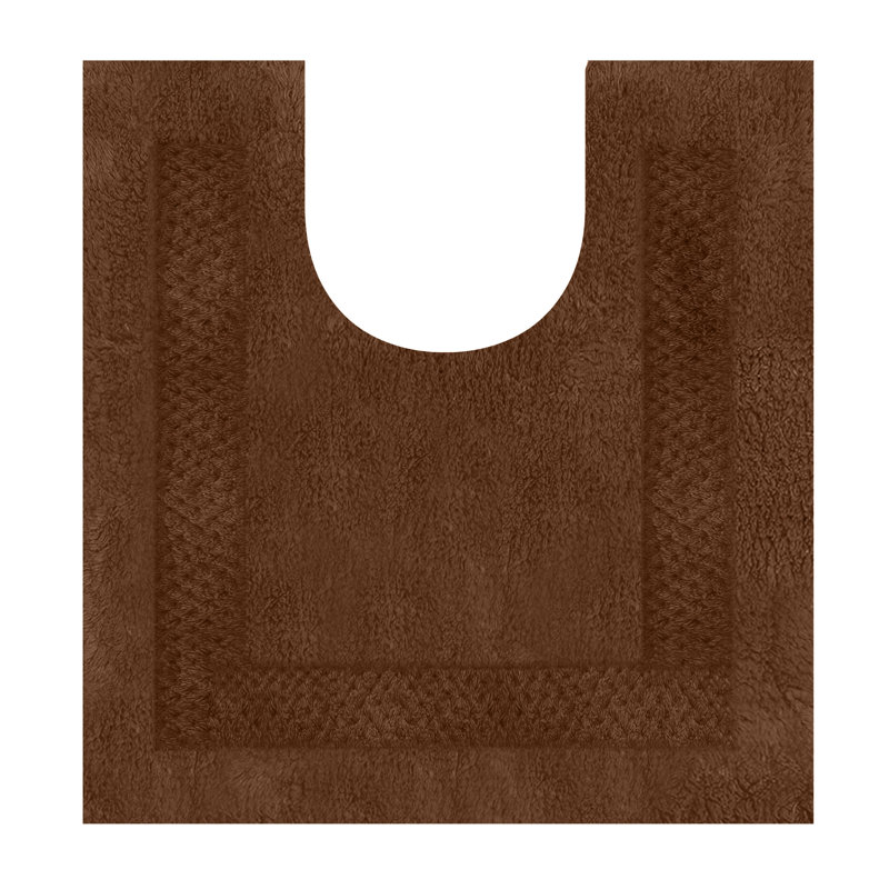 Tapis doux en coton Classy, Brun