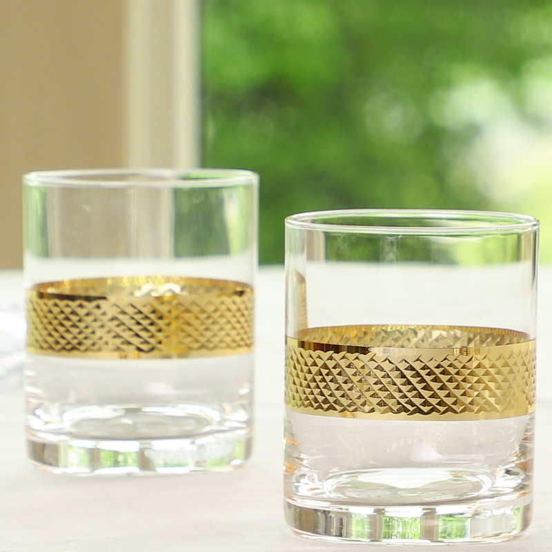 Caerphilly 400ml Crystal Whiskey Glass Set