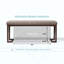 Banc rembourré moderne avec structure en métal, banc d'intérieur pour entrée, couloir, salon, salle à manger, chambre à coucher, moderne et décoratif-1242498988