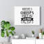 Under Christ's Feet Cross - Wrapped Canvas Print-744346647