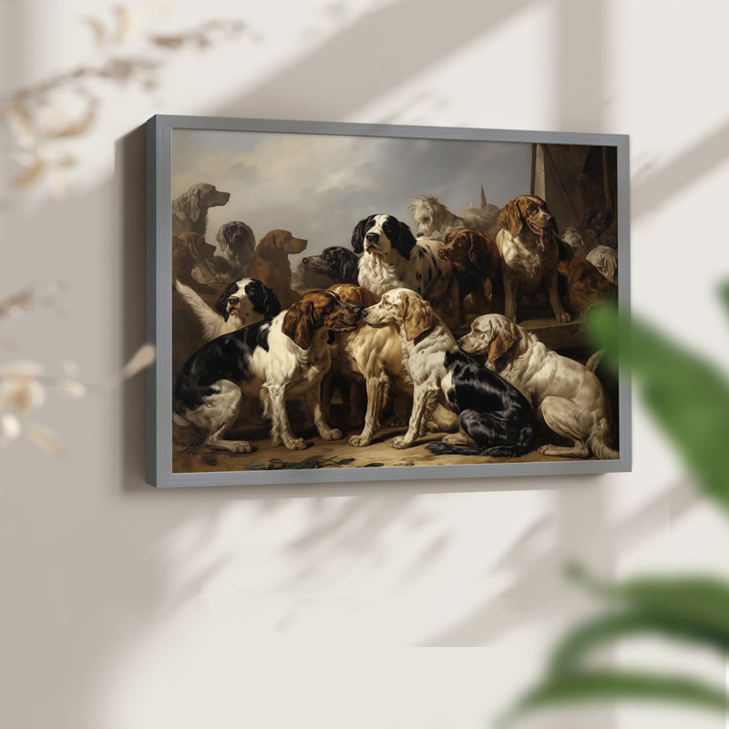 Wildlife Series-CI -Framed Print - Restickable, 16" H x 20" W, Gray